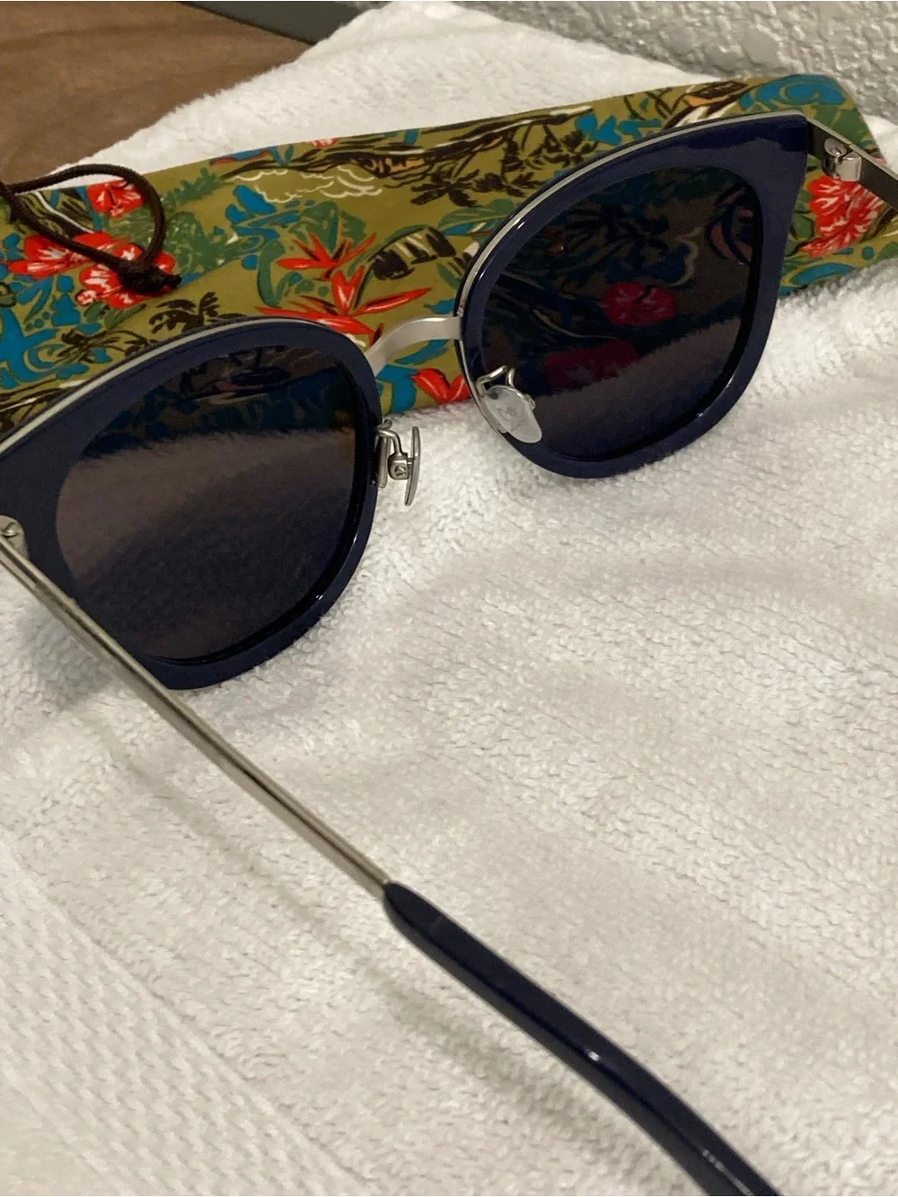Maui Jim Wood Rose MJ870-03 Blue Hawaii Polarized Sunglasses - Made in Italy